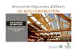 DU BOIS CONSTRUCTION - FIBOIS Alsace · 2014-05-06 · Les entreprises présentes sur le marché de la construction bois en France Rencontre Régionales d’Affaires –17/04/14 8