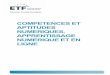 ETF position paper French Competences at …...Les auteurs d’une étude réalisée pour l’OCDE en 2016 (Arntz et al., 2016) affirment qu’à peine 9 % des emplois analysés dans