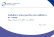 أ‰volutions et perspectives des retraites en France trajectoires basses des projections INSEE (le solde