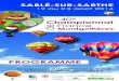 SABLÉ-SUR-SARTHE - montgolfieres-france2014.fr · Renseignements et réservations : 02 43 95 00 60  SABLÉ-SUR-SARTHE 19 au 23 août 2014 10-21.indd 1 19/06/2014 09:43:25