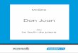 Don Juan - ou Le Festin de pierre · PDF file 1 Personnages DON JUAN, fils de don Louis. SGANARELLE, valet de don Juan. ELVIRE , femme de don Juan. GUSMAN, écuyer d’Elvire. DON