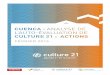 CUENCA : ANALYSE DE L’AUTO-ÉVALUATION DE CULTURE 21 : …€¦ · Cuenca se trouve en-dessous de la moyenne mondiale dans la thématique « 5. Culture et économie» (31,25 % pour