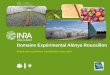 Domaine Expérimental Alénya Roussillon · 2016-11-22 · Projets financées par CIAB INRA (Agribio) Projet DIMABEL - Diversité des systèmes maraîchers en agriculture biologique