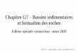 Chapitre G7 – Bassins sédimentaires et formation des rochesjosephnicolassvt.fr/wp-content/uploads/2020/03/G7-Corona.pdf · 2020-03-22 · BCPST1 – Lycée Châtelet – Douai
