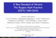 A New Standard of Ukraine: The Kupyna Hash Function (DSTU ... · GOST 34.311:2009 (GOST 34.311-95) its computational ine ciency in modern platforms 256-bit length of a hash value