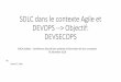 SDLC dans le contexte Agile et DEVOPS --> Objectif: DEVSECOPS SDLC dans le contexte Agile et DEVOPS