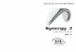 Synergy 3 - Freeflight.manual.free.fr/sol-synergy3_fr.pdf · Synergy 3 représente une combinaison équilibrée entre l`allongement à plat et l`allongement projeté, donnant une