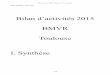 Accueil - Bilan d’activités 2015 BMVR Toulouse I. Synthèse · Organigramme au 01/01/2016 Direction L Harivel ... Accueil&Dvlpt des publics Accueil Planning (Cabanis) ... (internet+intranet)