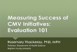 Measuring success of CMV initiatives Central/Tuesday/10... · 2017-12-19 · 1: Participants will be able to describe the steps in the Centers for Disease Control and Prevention (CDC)