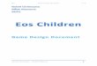 Eos Game Design Document v1   Eos Game Design Document v1.0 GALATI Christophe â€“ GILLET Maxence