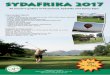 SYDAFRIKA 2017 - Sejer Golf · 2017-06-07 · ll inclusive golfture til Pecanwood, Sydafrika med Danny Sejer Prisen inkluderer følgende: • Fly incl. golfbag • 9 nætter i dobbeltværelse