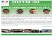 Direction Départementale des Territoires et de la …...L’équipe de direction de la DDTM 33, que j’ai rejointe au début du mois de janvier 2019, a le plaisir de vous présenter