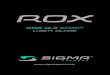 ROX 12.0 SPORT USER GUIDE€¦ · 2402–2473 MHz 17.7 dBm 11 Bluetooth 2400–2483 MHz 8.5 dBm 79 Bluetooth Low Engergy 2400–2483 MHz 2.5 dBm 40 ... radio frequency energy and,