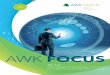AWK FOCUS...projets itératives et agiles, commençant par un minimal viable product (MVP) et des itérations pour améliorer le produit, il sera possible de fournir des solutions