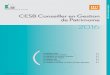 CESB Conseiller en Gestion de Patrimoine - CFPB€¦ · UF1 M1 Comprendre le marché de la Gestion de patrimoine 1 2 M2 Comprendre l’impact du cadre économique et financier sur