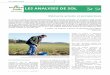 LES ANALYSES DE SOL - Awenet · 2017-08-25 · L’agriculture de précision tend à se développer et pourtant, en Province de Luxembourg, 59 % des agriculteurs n’analysent toujours