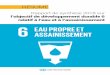 RÉSUMÉ · 2 Rapport de synthèse 2018 sur l’objectif de développement durable 6 relatif à l’eau et à l’assainissement.Résumé Objectif de développement durable 6 En septembre