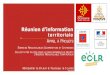 Réunion d’information territoriale - Agence de la ... · Une loi de reconnaissance : loi de transition énergétique pour la croissance verte (août 2015) Des outils de financement