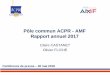 P£´le commun ACPR - AMF Rapport annuel 2017 - Banque de France Forex/CFD/options binaires. Le premier