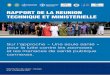 RAPPORT DE LA REUNION TECHNIQUE ET MINISTERIELLE · 2019-08-05 · RAPPORT DE LA REUNION TECHNIQUE ET MINISTERIELLE Hôtel Radison Blu, Dakar - Sénégal 8 au 11 novembre 2016. ABREVIATIONS