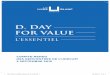 D. DAY FOR VALUE · 5. PROGRAMME DES RENCONTRES DE L’UDECAM 3 SEPTEMBRE 2015 D-DAY FOR VALUE MATINÉE Introduction : Jean-Luc Chetrit – Président de l’UDECAM Animation de la