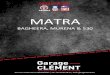 MATRA - Garage Clément · pour murena 2.2l 0016444800 d 8.00 joint de pipe a echappement pour bagheera et murena 1.6l 0349.60 d 15.00 joint de pipe a echappement pour murena 2.2l