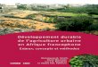 Développement durable en Afrique francophonelivre21.com/LIVREF/F42/F042008.pdfDéveloppement durable de l'agriculture urbaine en Afrique francophone Enjeux, concepts et méthodes