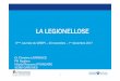 LA LEGIONELLOSE - SPLFsplf.fr/wp-content/uploads/2017/12/1100-VI3-Lawrence.pdf · 6 Définition d’un cas ! Pneumopathie et culture positive à Legionella spp. et/ou antigène urinaire