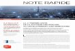 NOTE RAPIDE - L'Institut Paris Region · Autre moteur de la croissance de ce marché, le cyberespace à défendre ne cesse de s’étendre à mesure que la transformation digitale