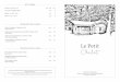Le Petit VINs ROUGES DE LA SUISSE Chaletc1940652.r52.cf0.rackcdn.com/596334b8b8d39a317d...SOFT DRINKS 50 85 80 110 ... – Grisons 2015 Domaine Donatsch VINs BLANCs DE LA SUISSE 75