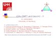 LDA+DMFT and beyond - IIDMFT-2.pdf · Condition for Δand relation with DMFT To determine Δ, we require that Hartree correction in dual variables vanishes. If no higher diagrams