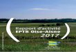 Rapport d’activité EPTB Oise-Aisne · au risque inondation 8 août l’Entente Oise-Aisne se transforme en syndicat mixte arrêté d’autorisation des travaux sur le ru de Fayau