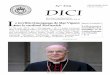 Le DICI - FSSPX.Actualités / FSSPX.News · 2018-11-09 · actuelle du mariage, le pape a invité à en retrouver les valeurs qui donne un sens authentique à la vie. En début d’après-midi