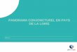 PANORAMA CONJONCTUREL EN PAYS DE LA LOIRE · Pays de la Loire • Cela représente une baisse sur un an : -1,7%. On constate une baisse plus appuyée en France métropolitaine : -9,4%