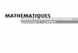Mathematiques - Niveau L1. Tout le cours en fiches · 2016-03-17 · Fiche 51 Transformations du plan : translations, homothéties 196 Table des matières Fiche 52 Transformations