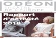 Rapport d’activité 2018 - Odéon-Théâtre de l'Europe...Simon McBurney d’après Petru Popescu en anglais, surtitré en français 5 – 27 mai / Odéon 6 Tristesses un spectacle