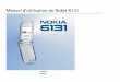 Nokia 6131 UG fr1 · 2011-01-25 · Nokia Corporation. Les autres noms de produits et de sociétés mentionnés dans ce document peuv ent être des marques commerciales ou des noms