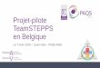 Projet-pilote TeamSTEPPS en Belgique - FHV · 2019-03-12 · Projet-pilote TeamSTEPPS en Belgique Le 7 mars 2019 –Laure Istas –PAQS ASBL