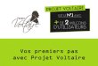 Vos premiers pas avec Projet Voltairehebergement.u-psud.fr/projet-voltaire-jm/... · Il vous est alors proposé de marquer le pas en prenant le temps de lire la règle et en effectuant