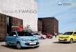 Renault TWINGO · 2020-01-13 · Twingo, c’est la ville qu’elle aime, avec ses ronds-points, ses carrefours, ses feux tricolores. Libre, Twingo joue à saute-bouchons, elle se