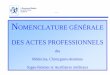 NOMENCLATURE GÉNÉRALE DES ACTES PROFESSIONNELSdim68.i.d.f.unblog.fr/files/2008/01/ngap.pdfiii/iv. - trÉpanation chirurgicale de la paroi antÉrieure ou infÉrieure du sinus frontal