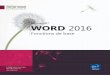 WORD 2016 - Fnacmultimedia.fnac.com/multimedia/editorial/pdf/9782746097797.pdf · ISSN : 1630-0025 ISBN : 978-2-7460-9779-7 9,90 € Microsoft® WORD 2016 Fonctions de base Ce livre