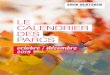 LE CALENDRIER DES PARCS - Seine-Saint-Denis Tourisme · 2018-09-24 · Pour les tout-petits, pour les amou-reux de la nature, de la culture, du sport et des loisirs, le Département