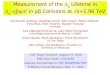 b J/ in pp Collisions at √s=1.96 TeVhepweb.ucsd.edu/~vsharma/ppt/Ringberg06/Talks06/CDF/... · 2006-09-17 · Measurement of the b Lifetime in b J/ in pp Collisions at √s=1.96