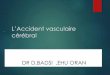 Accident vasculaire cérébralfacmed-univ-oran.dz/ressources/fichiers_produits/fichier... · 2020-05-25 · Accident mineur (NIHSS < 4) ou en voie de • Avant: contre indication