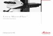 Leica MacroFluo MacroFluo... · 2019-06-18 · 4 Désignation Leica MacroFluo™ avec zoom 6.3 : 1 avec zoom 16 : 1 Type de microscope Macroscope avec trajet optique vertical, système