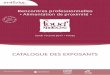 CATALOGUE DES EXPOSANTSpro.ardechelegout.fr/wp-content/uploads/sites/5/2017/04/catalogue... · Organics Cluster VerSO-MKT LISTE DES EXPOSANTS p.7 p. 16 p.24 p.26 p.27 p.29 p.32 p