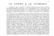 Présentation de la Logerene-guenon.ch/Rene_Guenon/Le_Verbe_et_le_Symbole_RG.pdf · La Révélation primordiale, œuvre du Verbe comme Création, s'incorpore pour ainsi dire„ elle