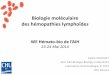 Biologie moléculaire des hémopathies lymphoï aihemato/AIH/wp-content/... · PDF file Biologie moléculaire des hémopathies lymphoïdes WE Hémato-bio de l’AIH 23-24 Mai 2014