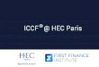 ICCF @ HEC Paris BFR et soldes intermأ©diaires de gestion Analyse des investissements Analyse des financements